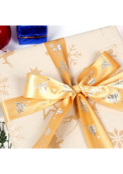 Noel Hediye Paketleme Kraft Kağıt Hediye Hediye Kutusu Dekorasyon Kağıdı-5 (Yurt Dışından)