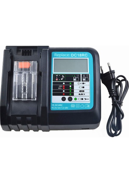 LCD Ab Fişli Makita Için DC18RC Li-Ion Şarj Cihazı (Yurt Dışından) fırsatları