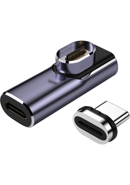 Usb-C Erkek - Usb-C Dişi Adaptör, Geniş Uyumluluk (Bükme) (Yurt Dışından)