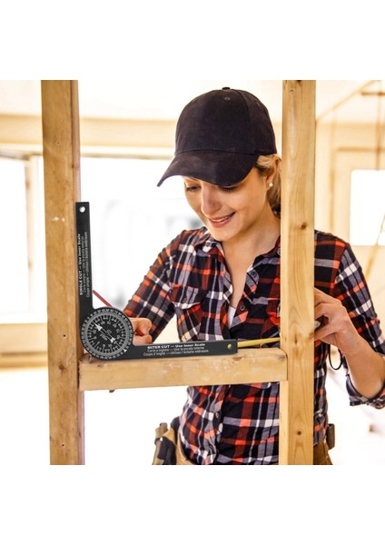 Marangozlar Için Hassas Kazınmış Dış Gönye Açı Bulucu (Yurt Dışından) indirimleri