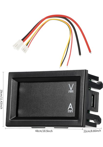 10 Adet 0.28 Inç Dijital Voltmetre Ampermetre 100V 10A 3 Bit Kırmızı Mavi (Yurt Dışından) indirimleri