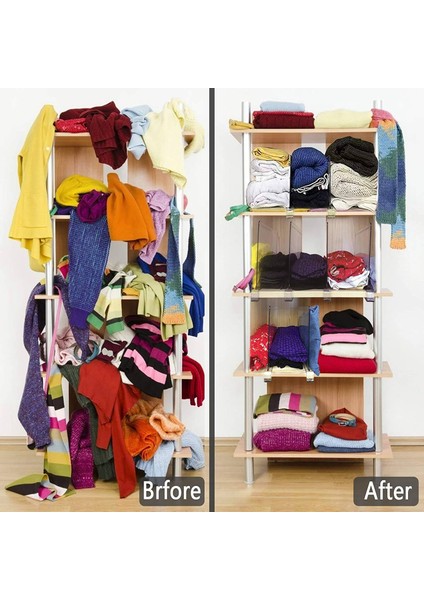 Yatak Odası Şeffaf Bölme, Ofis Raf Düzenlemesi (4'lü Paket) (Yurt Dışından) fiyatları