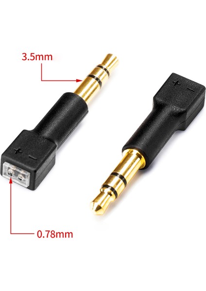 M1 M2 Zx-1 Wtd-3 Dıy Stereo Kulaklık Için 1 Çift 0.78MM Ila 3.5mm Pin (Yurt Dışından)