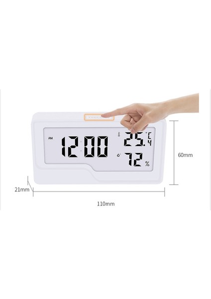 Higrometre Dijital Sıcaklık Zaman Saati Nem Ölçer Arka Işık Yok (Yurt Dışından) modelleri