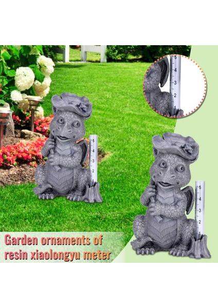 Reçine Ejderha Ölçer Heykeli Su Seviyesi Ölçer Su Geçirmez Bahçe Için (Yurt Dışından) fiyatları