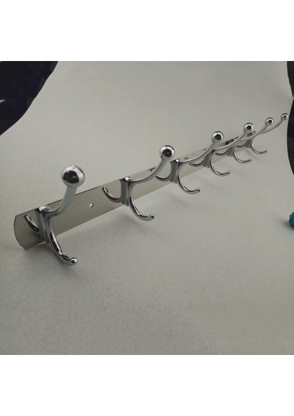 Duvar Kapı Banyo Yatak Odasına Monte Askı 6 Kanca Şapka Havlu Kanca Rafı (Yurt Dışından) indirimleri