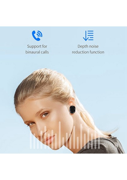 iPhone x Samsung Için TWS18 Gerçek Kablosuz Bluetooth Kulaklık (Yurt Dışından)