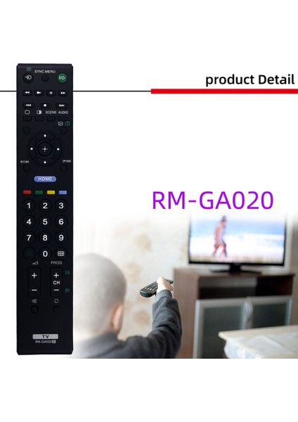 Sony LCD Tv ile Değiştirilen RM-GA020 Uzaktan Kumanda (Yurt Dışından)