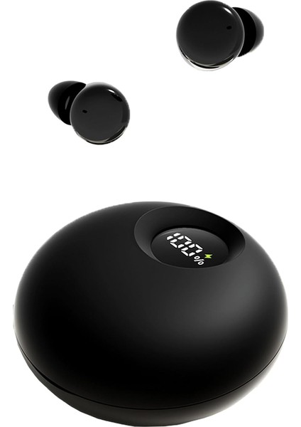 Sleep Earbuds Kablosuz Bluetooth Kulaklık Mini Tiny Sleep Buds-Siyah (Yurt Dışından)