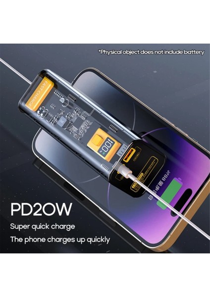Dıy Güç Kaynağı Kutusu LCD PD22.5W 2 Yollu Şarj Kutusu 8pc 21700 (Yurt Dışından) indirimleri