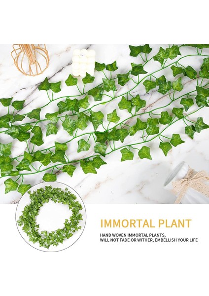 Ofis, Mutfak, Bahçe Için 12'li Yapay Sarmaşık Garland Paketi (2,1m) (Yurt Dışından) fırsatları