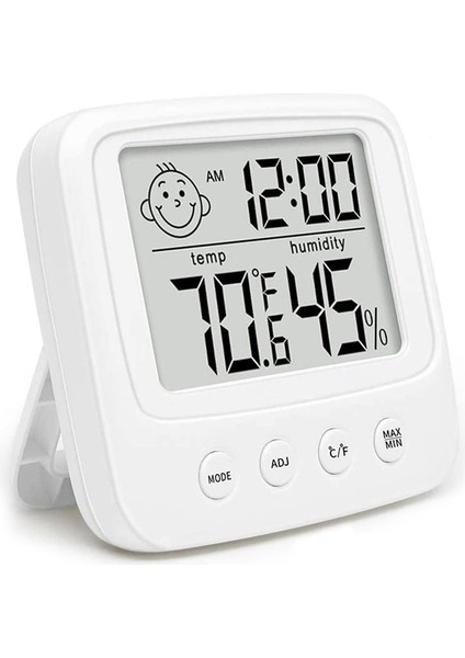 Oda Termometresi, Arkadan Aydınlatmasız Dijital Iç Mekan Higrometresi (Yurt Dışından)