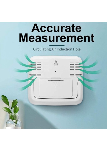 Oda Termometresi, Arkadan Aydınlatmasız Dijital Iç Mekan Higrometresi (Yurt Dışından) fiyatları