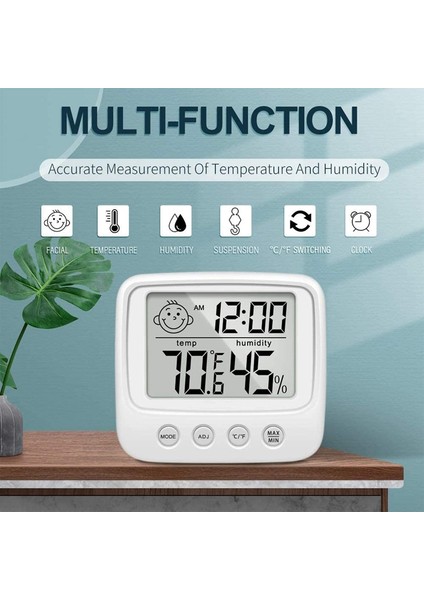 Oda Termometresi, Arkadan Aydınlatmasız Dijital Iç Mekan Higrometresi (Yurt Dışından) modelleri