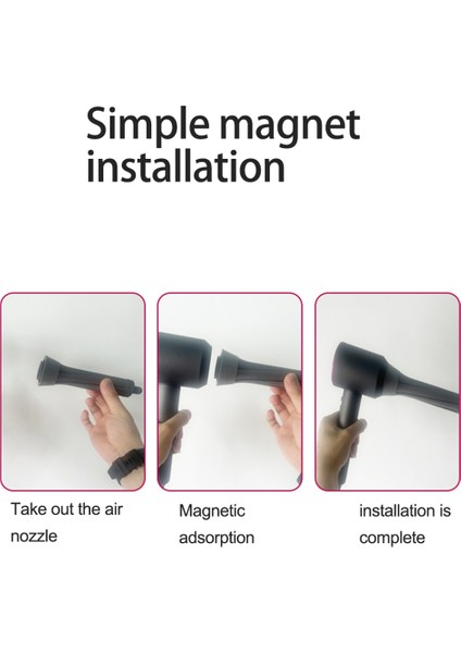 Dyson Saç Kurutma Makinesi Için Uygun 2 Adet H08/03 Rüzgar Nozulu Kıvırma Nozulu (Yurt Dışından)