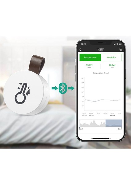 Termometre Higrometre Kablosuz Bluetooth Dış Mekan Termometresi (Yurt Dışından) indirimleri