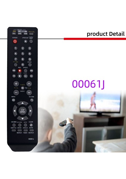 00061J DVD Vcr Samsung Oynatıcı Kaydedici DVD-V9800 Için Uzaktan Kumanda (Yurt Dışından)