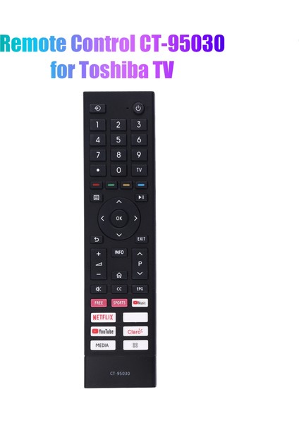 Toshiba Tv Uzaktan Kumandası Için Yedek Uzaktan Kumanda CT-95030 (Yurt Dışından)