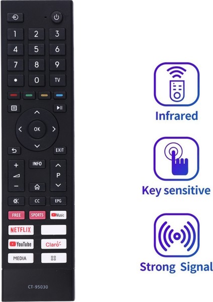 Toshiba Tv Uzaktan Kumandası Için Yedek Uzaktan Kumanda CT-95030 (Yurt Dışından)