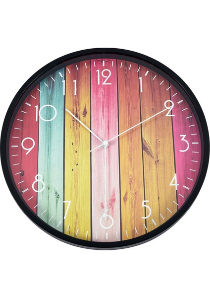 Duvar Saati Kapalı Mutfak Ahşap Tahıl Duvar Saati Yuvarlak Saat 12 Inç (Yurt Dışından)