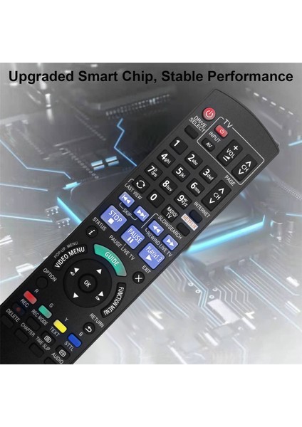 N2QAYB001043 Panasonic Blu-Ray Oynatıcı Için Uzaktan Kumanda DMR-PWT550 (Yurt Dışından)