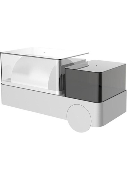 Banyo Tuvalet Kağıdı Tutucu Doku Kutusu Çöp Torbası Saklama Kutusu Gri (Yurt Dışından)