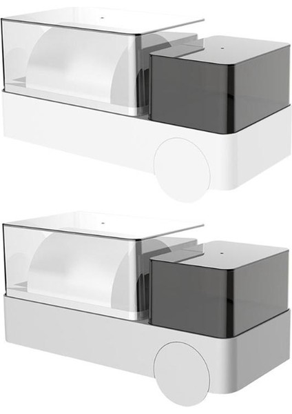 Banyo Tuvalet Kağıdı Tutucu Doku Kutusu Çöp Torbası Saklama Kutusu Gri (Yurt Dışından) modelleri