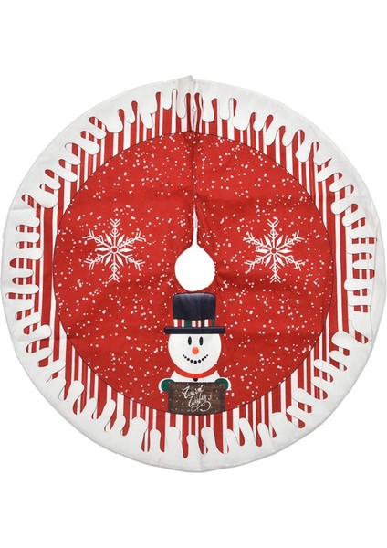 Noel Ağacı Etek, Noel Baskı Noel Ağacı Etek, Kardan Adam (Yurt Dışından)