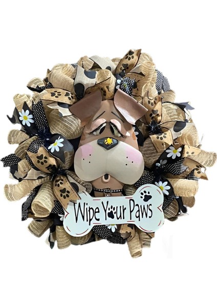 Çiftlik Evi Çelengi - Asılabilir Kumaş Köpek Kafası Tasarım Kapı Çelengi (Yurt Dışından) fiyatları