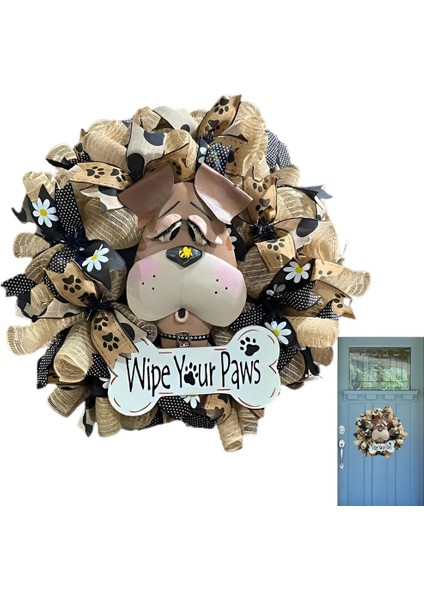 Çiftlik Evi Çelengi - Asılabilir Kumaş Köpek Kafası Tasarım Kapı Çelengi (Yurt Dışından) modelleri