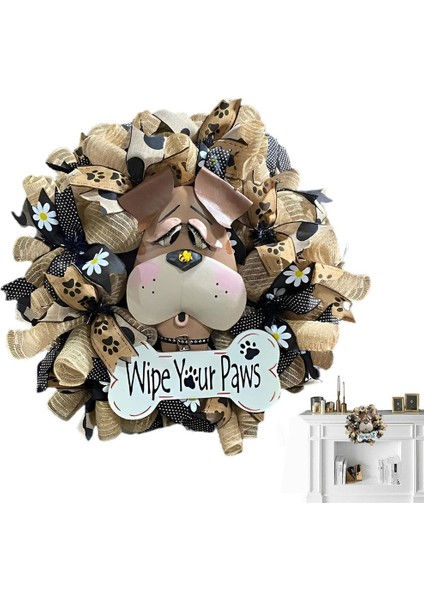 Çiftlik Evi Çelengi - Asılabilir Kumaş Köpek Kafası Tasarım Kapı Çelengi (Yurt Dışından) fırsatları