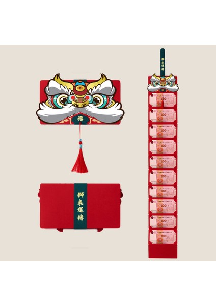 2022 Yeni Yıl Hong Bao Çocuklar Için Kaplan Bahar Şenliği Hediye Çantası, B (Yurt Dışından)