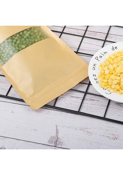 72 Adet Kraft Stand Up Torbalar, 3.5x5.5 Inç Gıda Saklama Torbaları (Yurt Dışından)