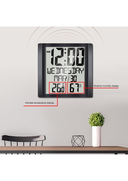 Sıcaklık ve Nem Ölçer Çalar Saat Dijital Elektronik Saat (Yurt Dışından) indirimleri