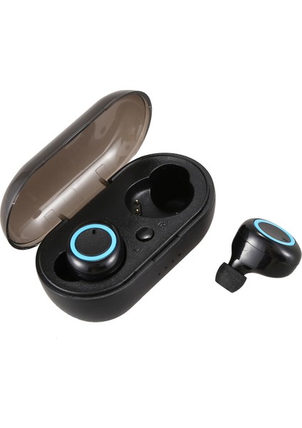W12 Bluetooth Kulaklık, Tws Bluetooth 5.0 Mini Siyah(Mavi Daire) (Yurt Dışından) fırsatları
