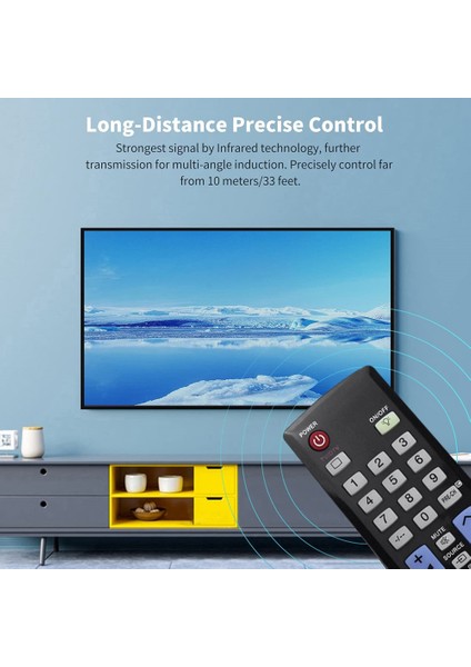 Samsung BN59-00706A Tv Uzaktan Kumandası Için BN59-00706A Uzaktan Kumanda (Yurt Dışından)