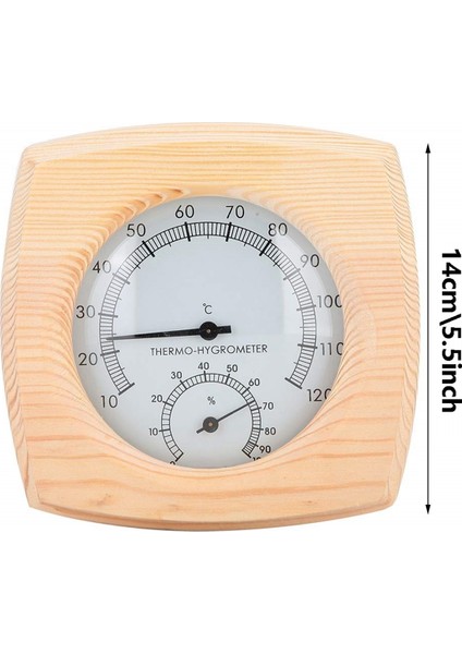 Metal Kadranlı ve Hidrometre Higrometreli Dijital Sauna Termometresi (Yurt Dışından) modelleri