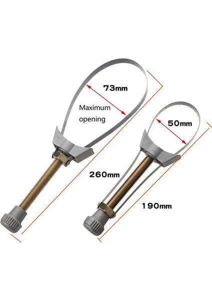 Anahtar Yağ Filtresi Elemanları Filtresi Için Ayarlanabilir Sökme Aleti (Yurt Dışından)