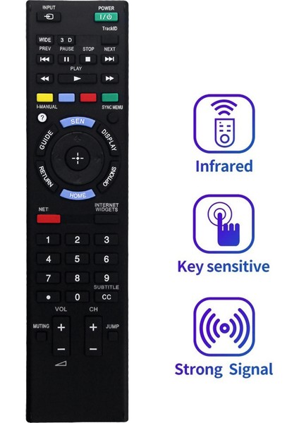 RM-YD073 Sony Bravıa Tv KDL-46HX750 KDL-40HX750 Için Uzaktan Kumandayı Değiştirin (Yurt Dışından) fiyatları