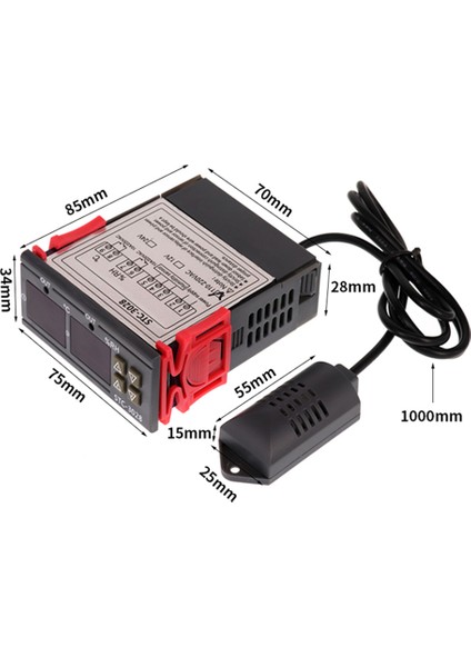 Dijital Termostat Higrostat Sıcaklık Nem Kontrol Cihazı 12V (Yurt Dışından) modelleri