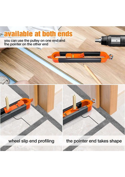 Kurşun Kalem Için Kontur Ölçme Aleti - 3 Kalemli Ahşap Çizme Aleti (Yurt Dışından) indirimleri