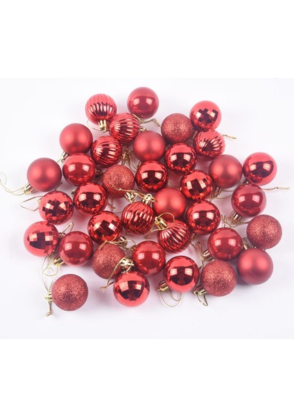 Noel Ağacı Top Partisi Büyük Plastik Dıy Asılı Dekor Seti (Kırmızı) (Yurt Dışından) fiyatları