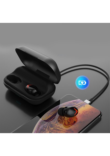 A8 Tws Kulaklık Kablosuz Kulaklık Bluetooth 5.0 Iletişim Kontrolü (Yurt Dışından)