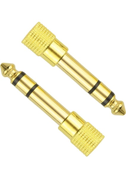 Adet Kulaklık Kafası Konektör Fişi 6,35 mm Erkek - 3,5 mm Dişi (Yurt Dışından) indirimleri
