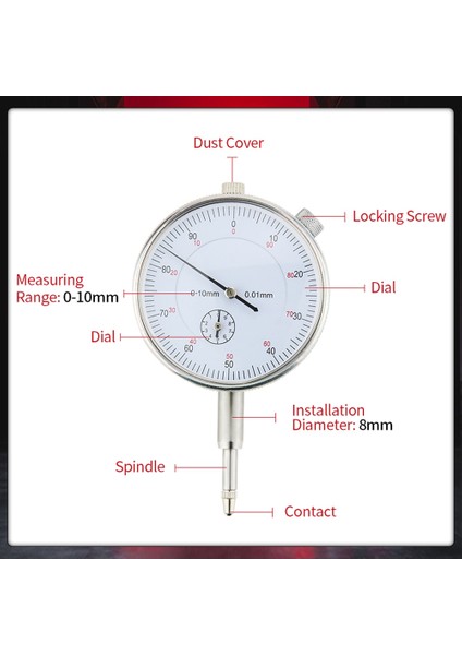 10MM Kadran Göstergesi Manyetik Tutucu Kadran Göstergesi Stand Tabanı B (Yurt Dışından) modelleri