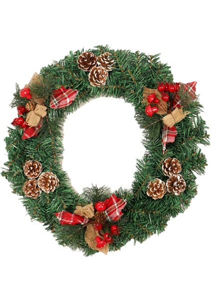 Kapılar Duvar Merdivenler Ev Dekorasyonu Için Noel Çelenk Kesimleri ve Çam Kozalakları (Yurt Dışından)