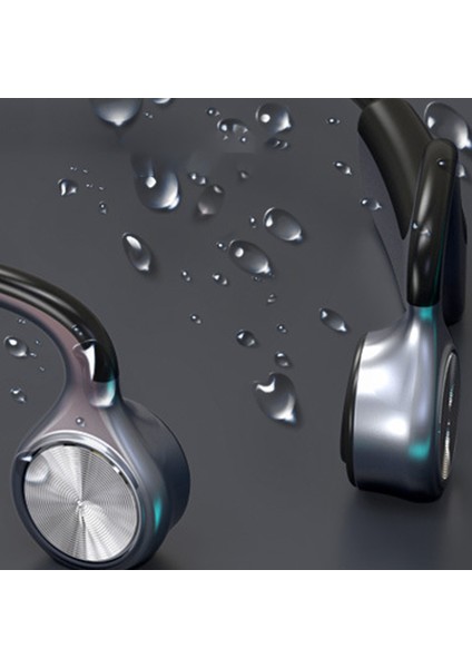 Gri E9 Kemik Iletimli Bluetooth Kulaklık Kablosuz 5.0 Kulaklık (Yurt Dışından)