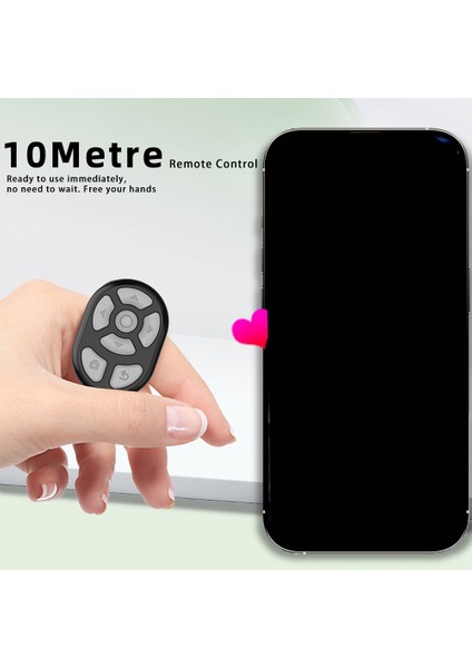 Tiktok Ring Için Bluetooth Uzaktan Kumandalı Iphone(A) Için Selfie Videosu (Yurt Dışından)