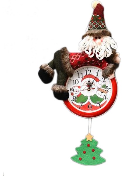 Ofis Ev Modern Tasarımı Için Noel Oturma Odası Duvar Saati (Erkek) (Yurt Dışından)