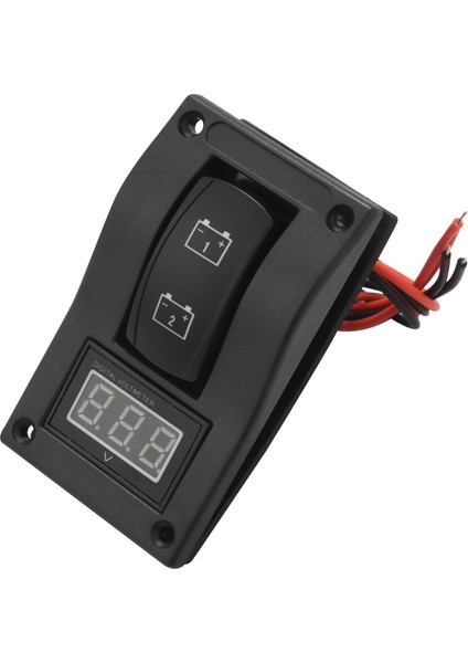 12-24V LED Test Paneli Rocker Anahtarı Tekne Voltmetresi 4p On-Off-On (Yurt Dışından) fiyatları